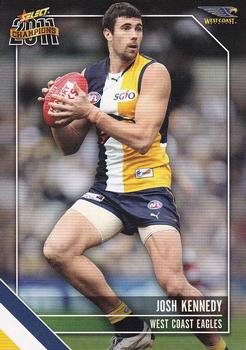 2011 Select AFL Champions #173 Josh Kennedy Front